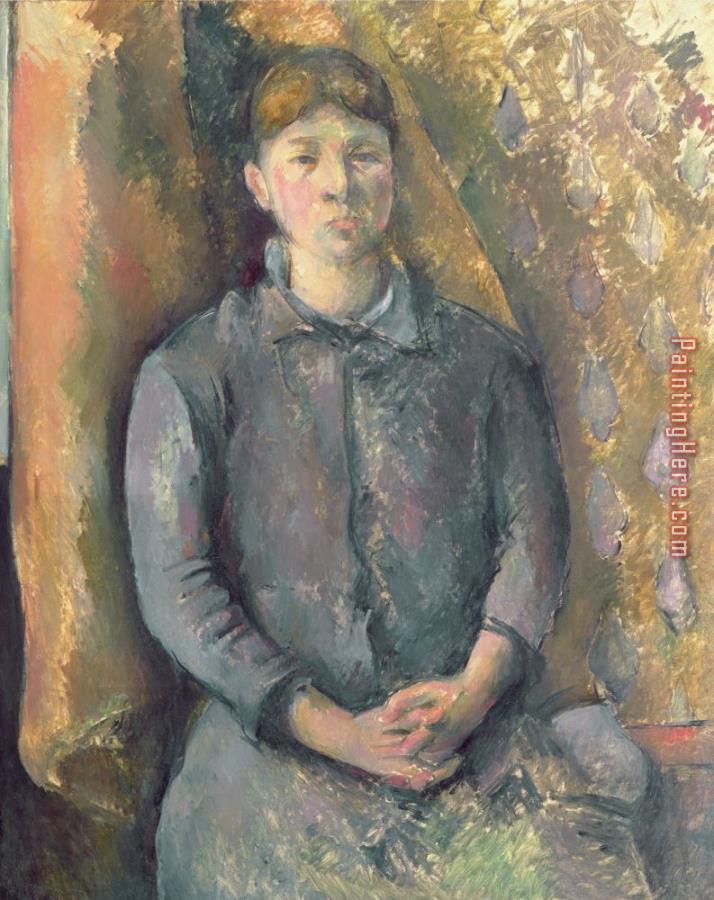 Paul Cezanne Madame Cezanne C 1886 Oil on Canvas